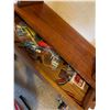 Image 2 : Wood Custom Wall Mounted Gun Bench & Contents