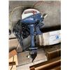 Image 1 : Evinrude 4 HP Boat Motor (Contains metal gas tank from lot 263)