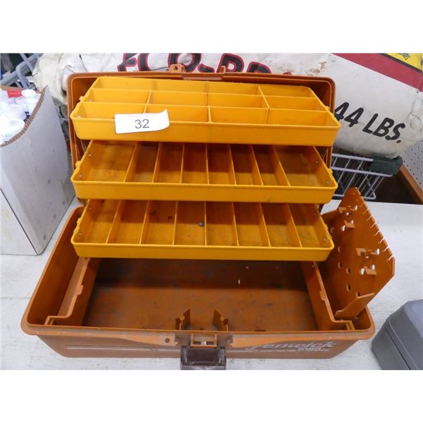 plastic tackle box