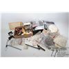 Image 1 : Large selection of supplies for fly tying including feathers, fur, fly typing manual, vice parts etc