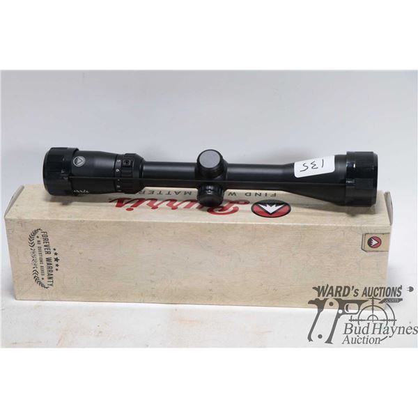 Burris Prevail 3X-9X 40mm scope with Ballistic Plex reticle serial no. YFA190461, appear virtually n