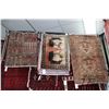 Image 1 : Three small, 100% hand made Iranian wool scatter rugs