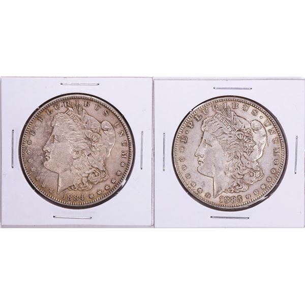 1884-1885 Morgan Silver Dollar Coin Collector's Set