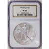 Image 1 : 1994 American Silver Eagle .999 Fine Silver Dollar Coin NGC MS69