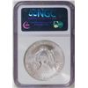 Image 2 : 1994 American Silver Eagle .999 Fine Silver Dollar Coin NGC MS69