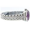 Image 4 : Rolex Ladies Stainless Steel Quickset Purple MOP Diamond Lugs Datejust Wristwatc