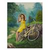 Image 1 : Woman Riding Bicycle in Park by Sidan, Taras