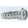 Image 4 : Rolex Ladies Stainless Steel Quickset Sky Blue Diamond Lugs Jubilee Datejust Wri