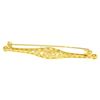 Image 3 : Large Detailed 18k Solid Yellow Gold Open Filigree & Bead Work Bar Pin Brooch