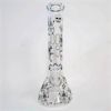 Image 1 : 14" Infyniti Brand Beaker Tube - Glow in the Dark Skeleton Design