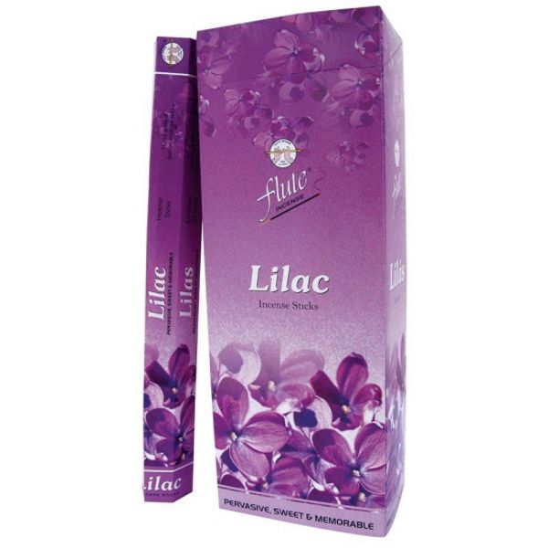 Flute Incense - Lilac - 120 Sticks (9") (6 Packs of 20)