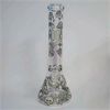 Image 1 : 14" Infyniti Brand Beaker Tube - Glow in the Dark Mushroom Design