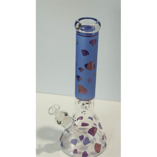 14" Blue Diamond Beaker Tube