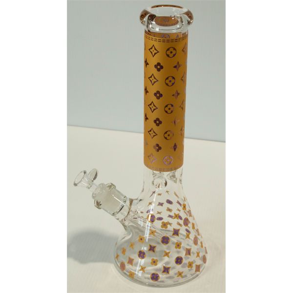 14" gold Star Design Beaker Tube