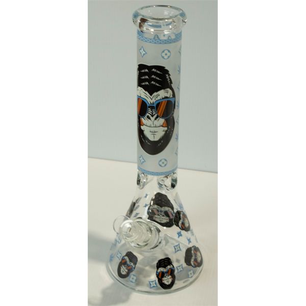 14" Blue Ape in Shades Design Beaker Tube