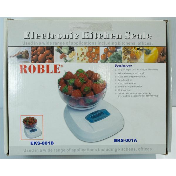 ROBLE Electronic Kitchen Scale - Max 5000g