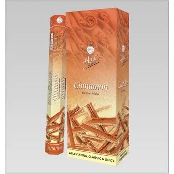 Flute Incense - Cinnamon - 120 Sticks (9") (6 Packs of 20)