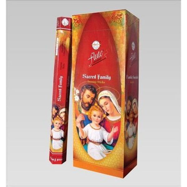 Flute Incense - Sacred Family - 120 Sticks (9") (6 Packs of 20)