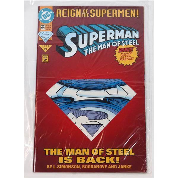 SUPERMAN THE MAN OF STEEL #22