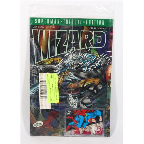 WIZARD SUPERMAN TRIBUTE EDITION FIRST EDITION