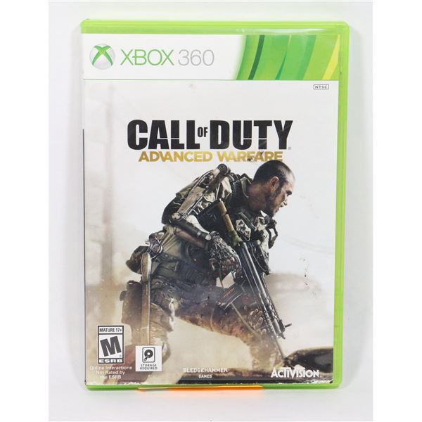 XBOX 360 GAME CALL OF THE DUTY ADVANCED WARFARE