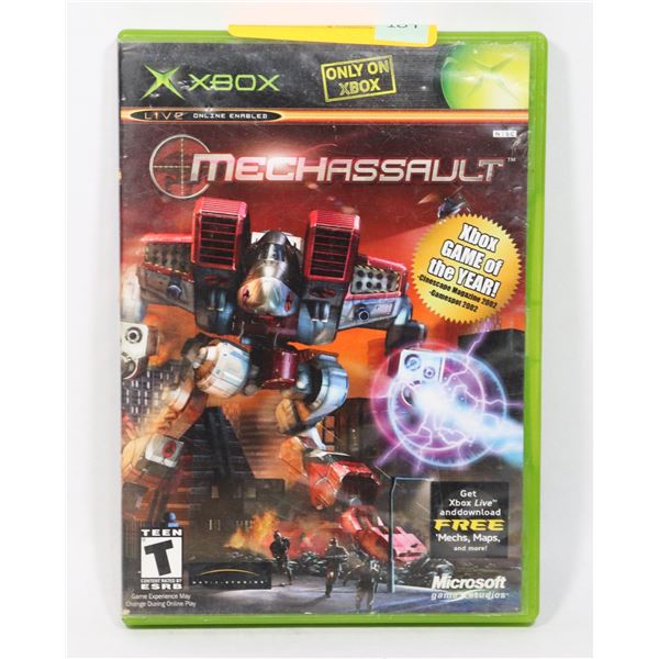 XBOX GAME MECHASSAULT