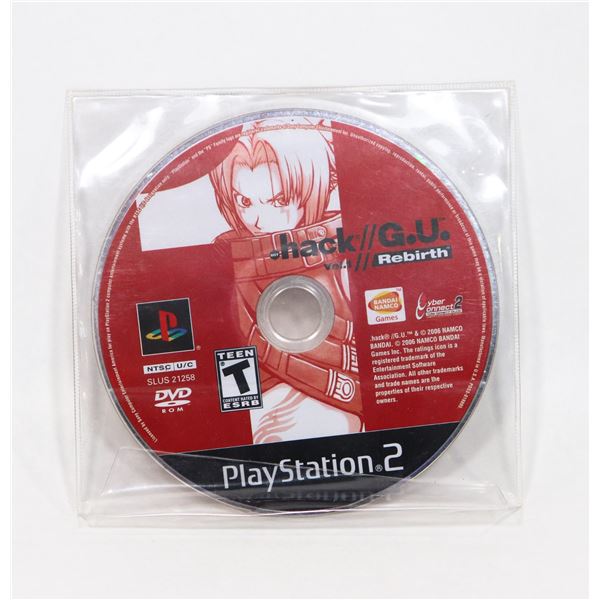 DOT HACK// GU REBIRTH FOR PLAYSTATION 2