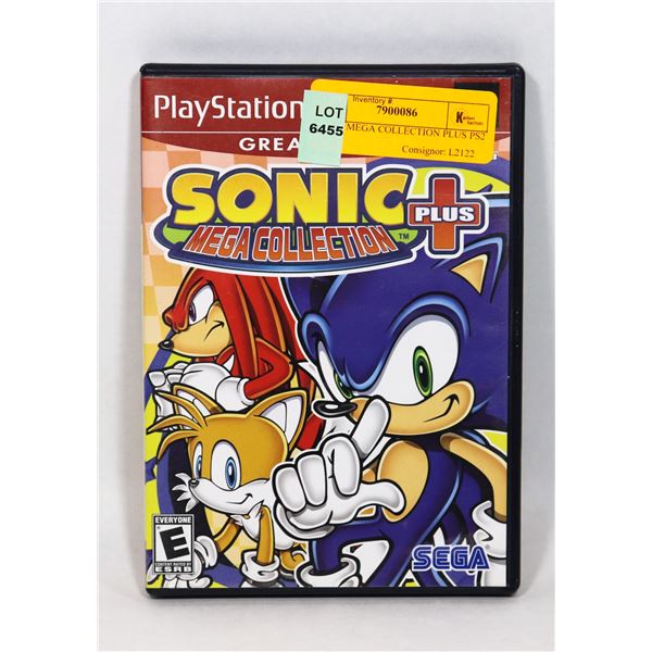 SONIC MEGA COLLECTION PLUS PS2