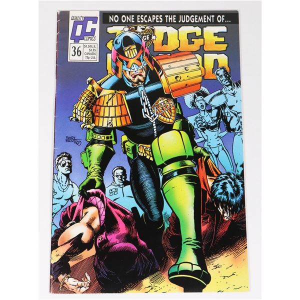 QUALITY COMICS JUDGE DREDD #36 (1986)