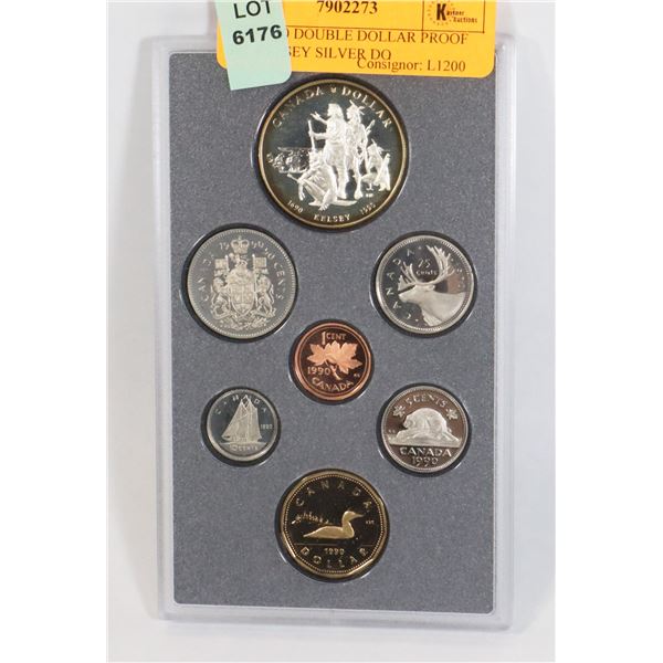 1690-1990 DOUBLE DOLLAR PROOF SET KELSEY SILVER DO