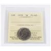 Image 1 : ONE 1959 5 CENT  GRADED PL 65 BY I.C.C.S.