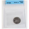 Image 2 : ONE 1955  5 CENT  GRADED MS 64 BY C.C.C.S.