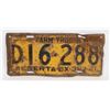 Image 1 : ALBERTA 1941 FARM TRUCK LICENSE PLATE
