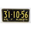 Image 1 : ALBERTA 1969 LICENSE PLATE