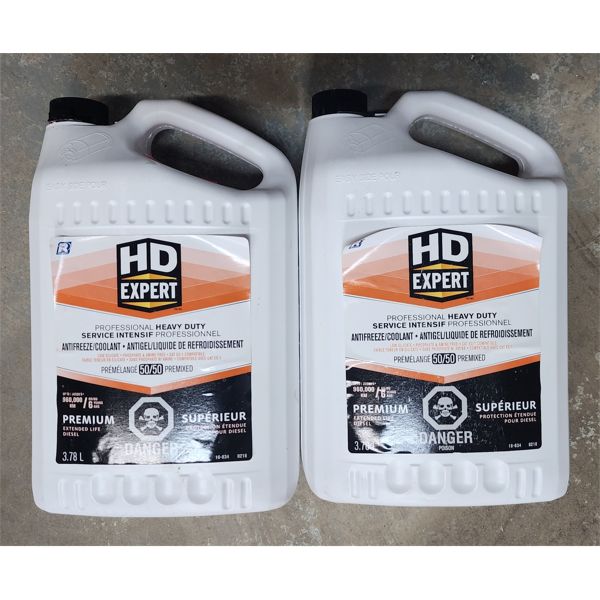 2 HD EXPERT PREMIUM 50/50 ANTIFREEZE / COOLANT 16-834