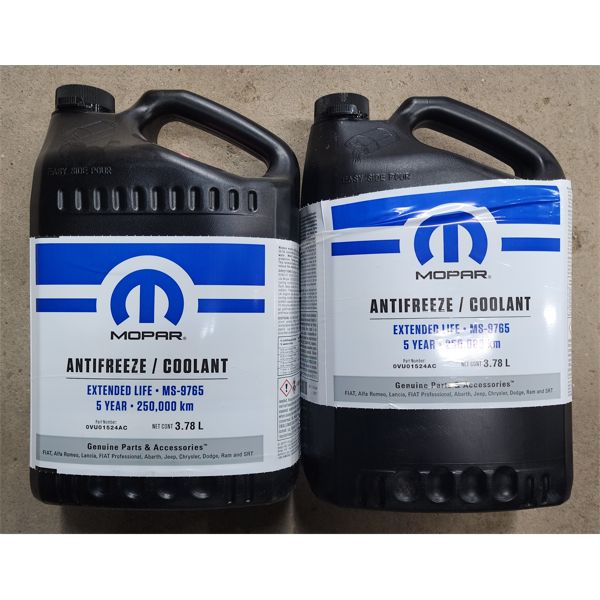 2 MOPAR EXTENDED LIFE MS9765 ANTIFREEZE / COOLANT