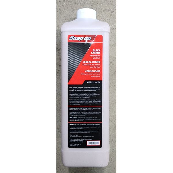 SNAP-ON BLACK CHERRY HAND CLEANER W/ FIBRIL