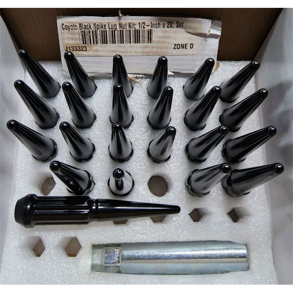 COYOTE SPLINE SPIKE LUG NUTS WHEEL INSTALL. KIT 