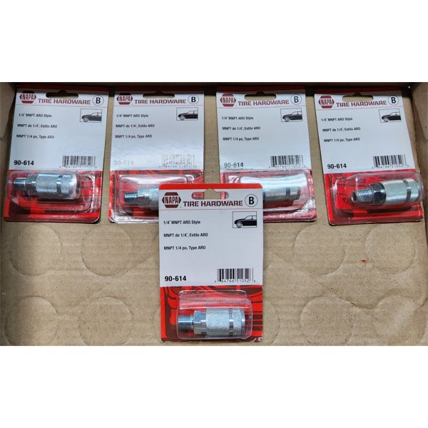 5 NAPA 90-614 AIR HOSE COUPLERS 