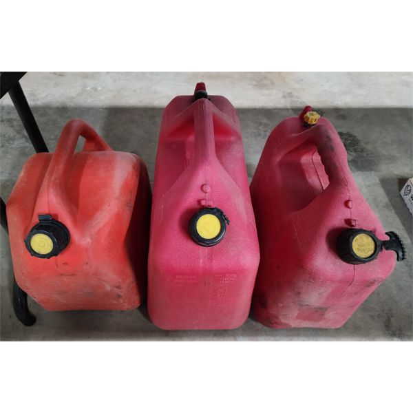 3 ASST. GAS CANS