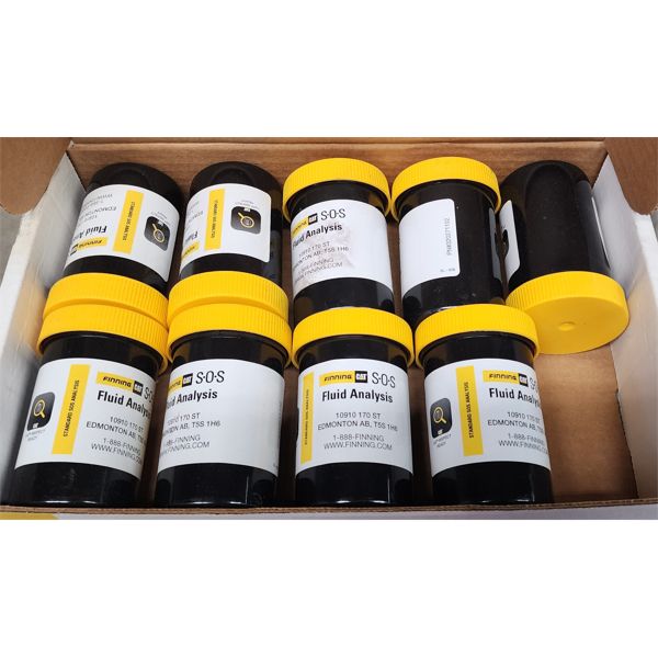 9 FINNING S.O.S. FLUID ANALYSIS TEST KITS