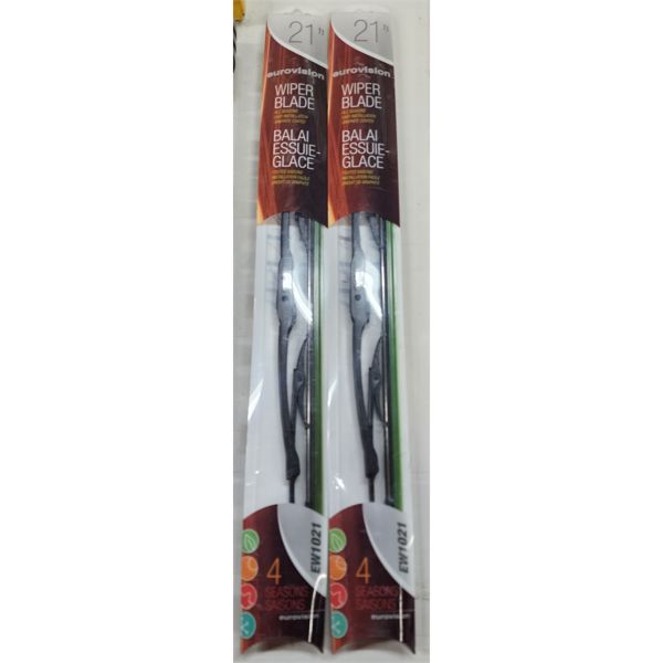 2 EUROVISION 21" WIPER BLADES EW1021 