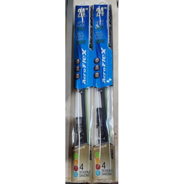 2 AEROFLEX 24" WIPER BLADES AFW24