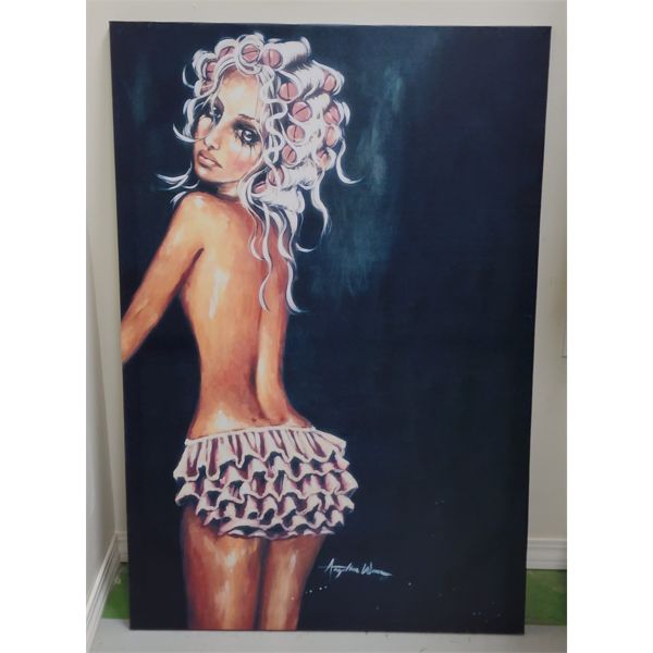 ANGELINA WRONA "DOIN' THE DISHES" PRINT