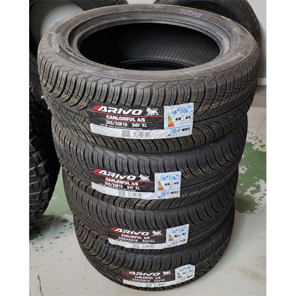 SET OF 4 ARIVO CARLORFUL A/S TIRES