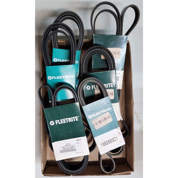 FLAT OF NEW FLEETRITE BELTS