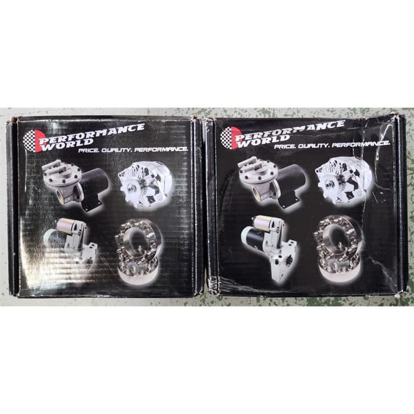 2 PERFORMANCE WORLD BILLET ALUMINUM WHEEL ADAPTERS