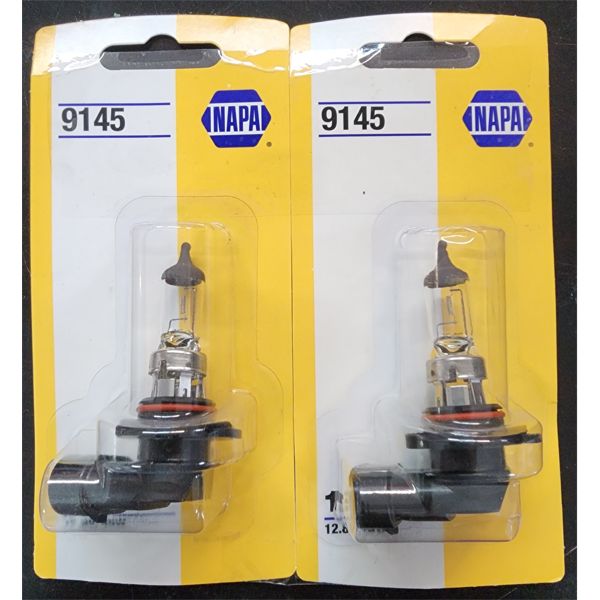 2 NAPA 9145  HALOGEN BULBS