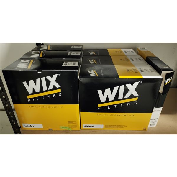 6 WIX 49946 AIR FILTERS & 1 WP10009 CABIN AIR FILTER