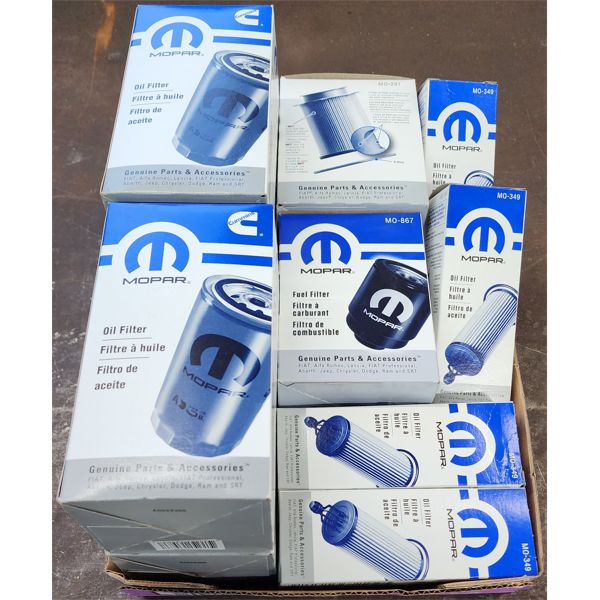 ASST. MOPAR OIL & FUEL FILTERS INCL. M0-291
